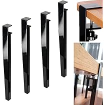 テーブル　ストレートアイアンレッグ　４本セット Amazon｜4本セット家具 テーブル脚 金属製の家具の脚，高さ 49